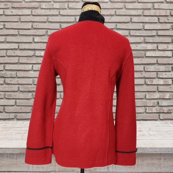 WilliSmith Wool Jacket with Formal Black Velvet Accents - Picture 5 of 11